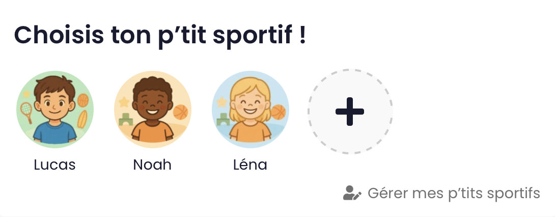 Aperçu système profils enfants