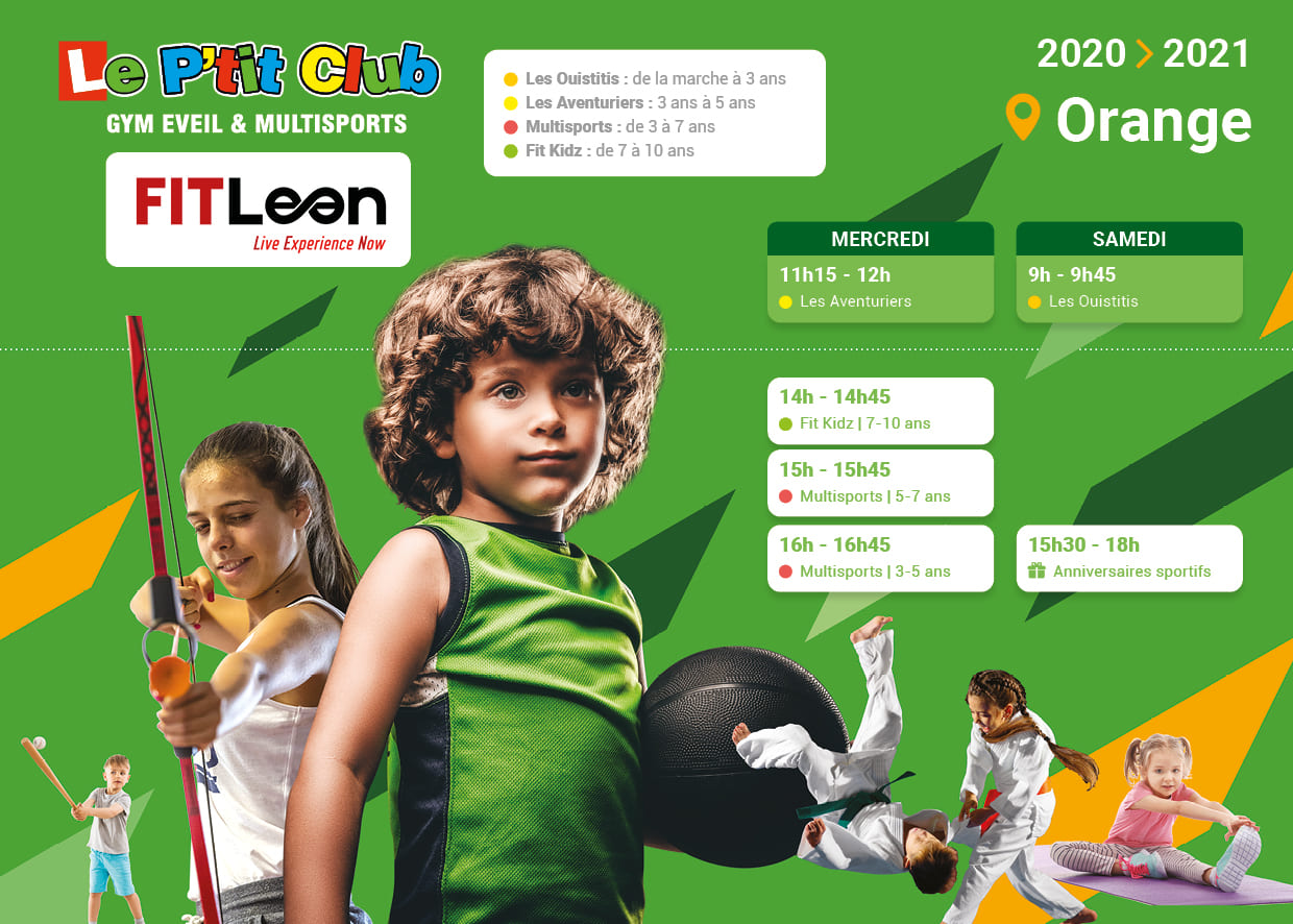 Planning Le P'tit Club Orange 2020-2021