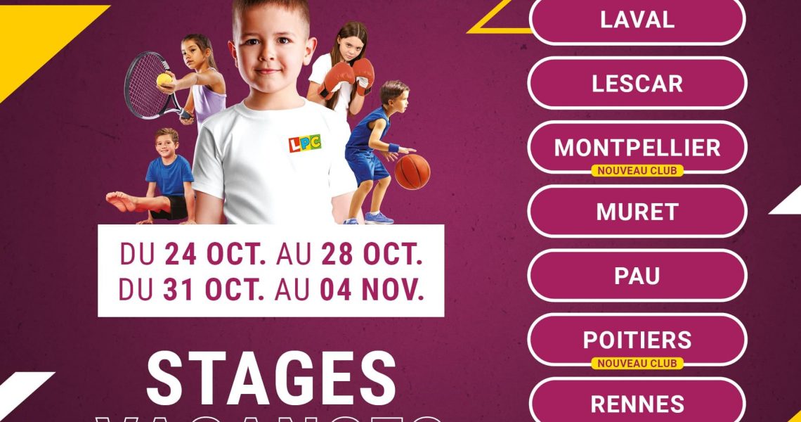 Le P'tit Club - dates stages vacances Toussaint 2022