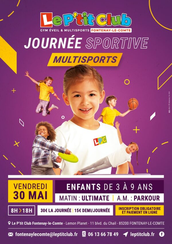 Réservez un mercredi multisports à Fontenay-le-Comte