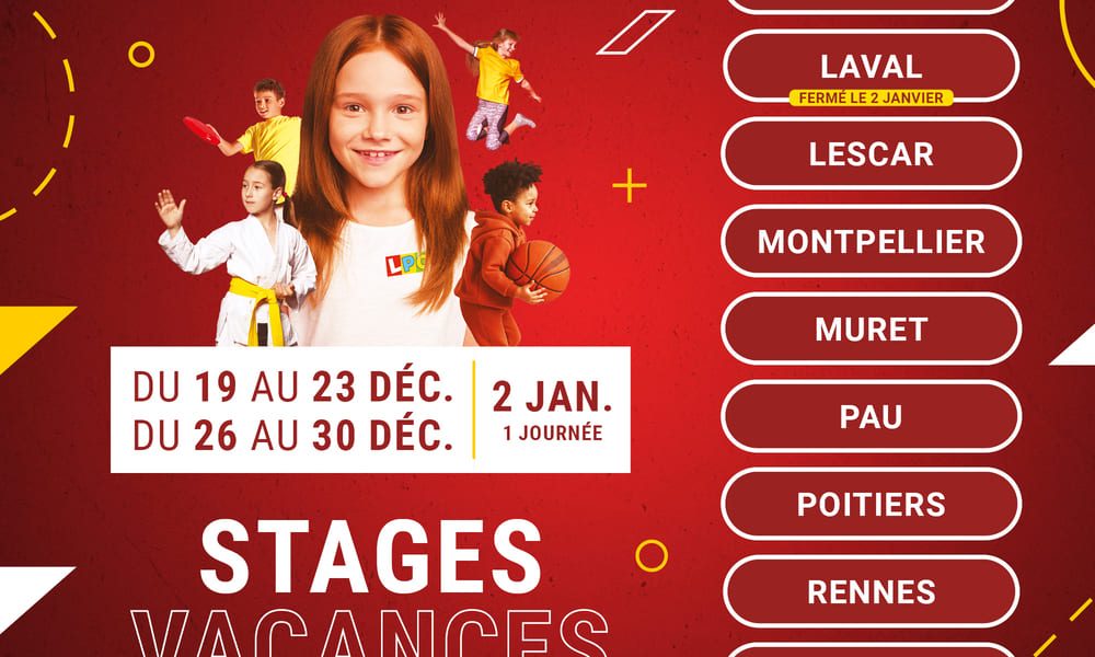 Le P'tit Club - dates stages vacances Noël 2022