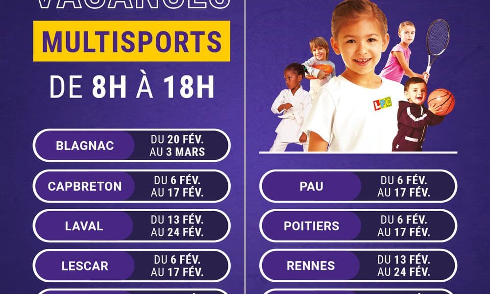 Le P'tit Club - dates stages vacances hiver 2023