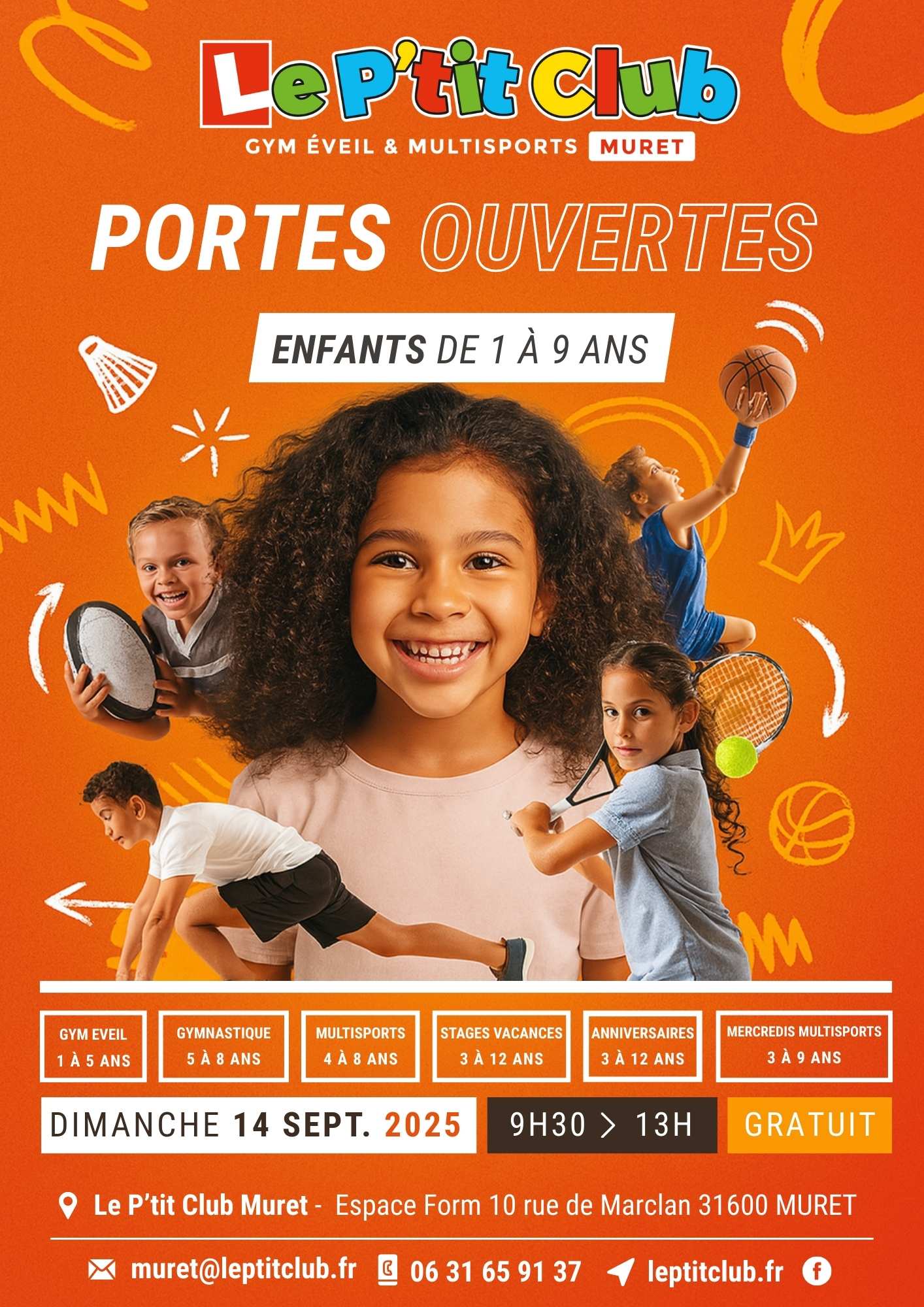 Portes Ouvertes Septembre 2025 Le P'tit Club Muret