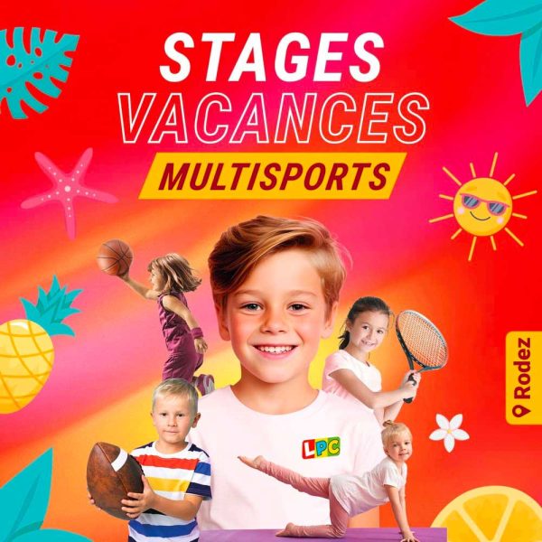 Stages vacances d'été 2026 Le P'tit Club Rodez