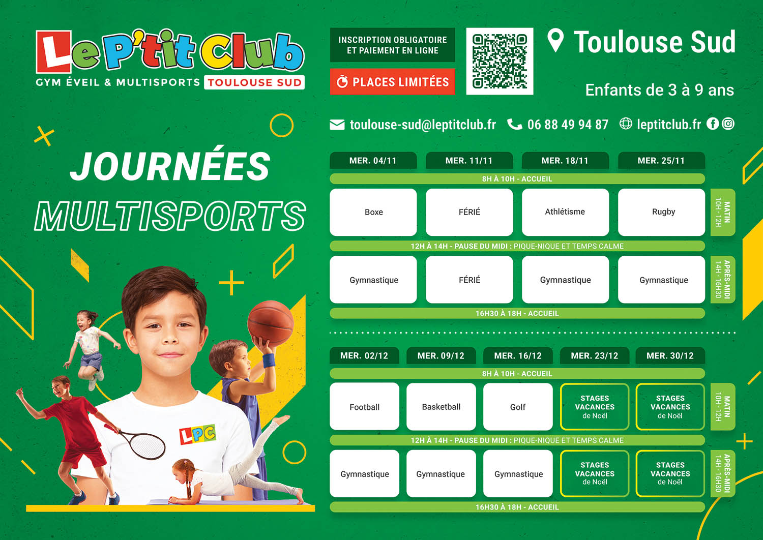 LPC-planning-nov-dec26-mercredis-multisports-toulouse-sud Planning mercredis multisports novembre-décembre 2026 Le P'tit Club Toulouse Sud